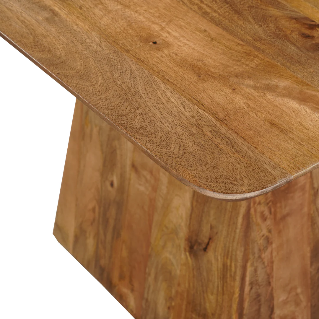 Mangohouten eettafel Mick vierkant 110x110cm - Image 3