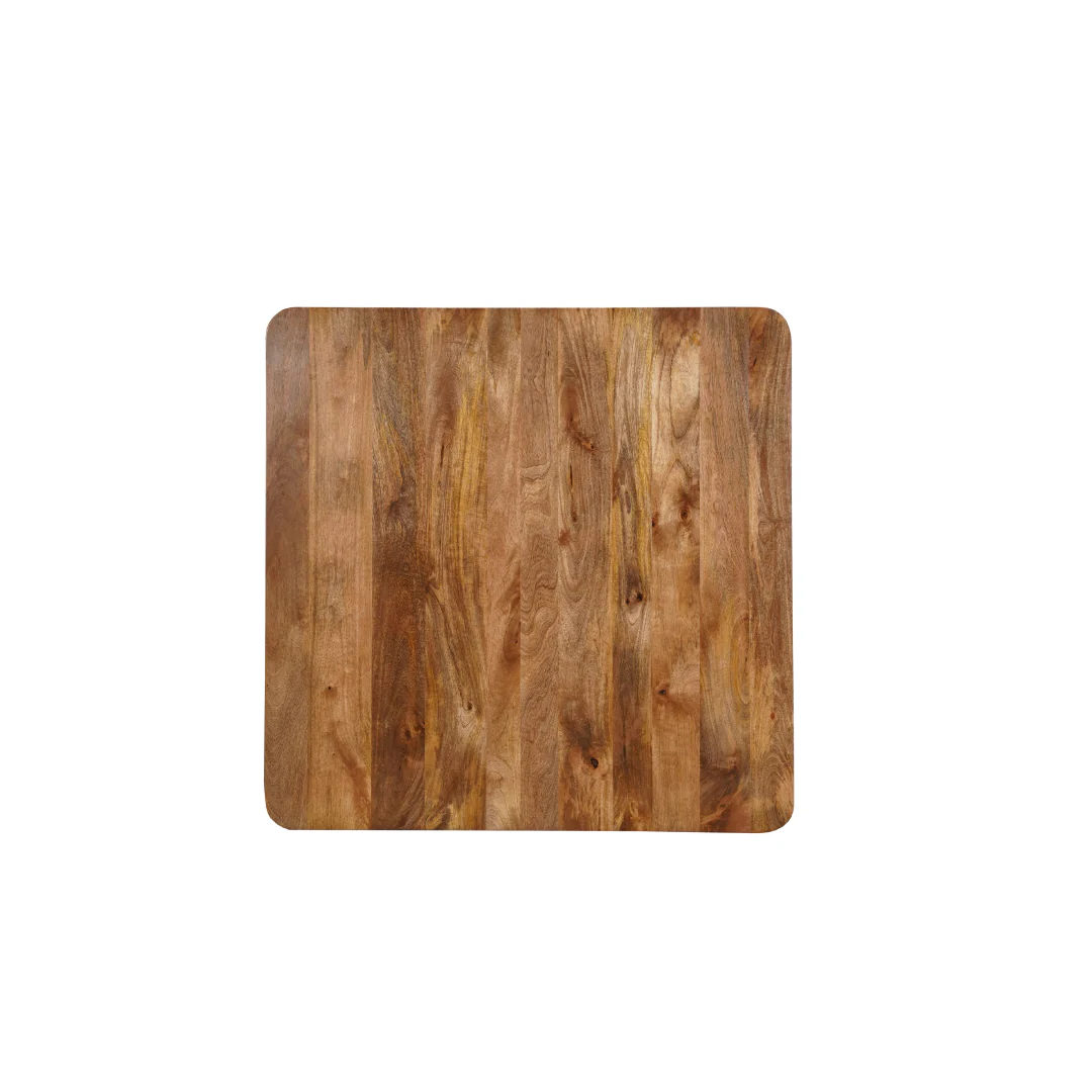 Mangohouten eettafel Mick vierkant 110x110cm - Image 6