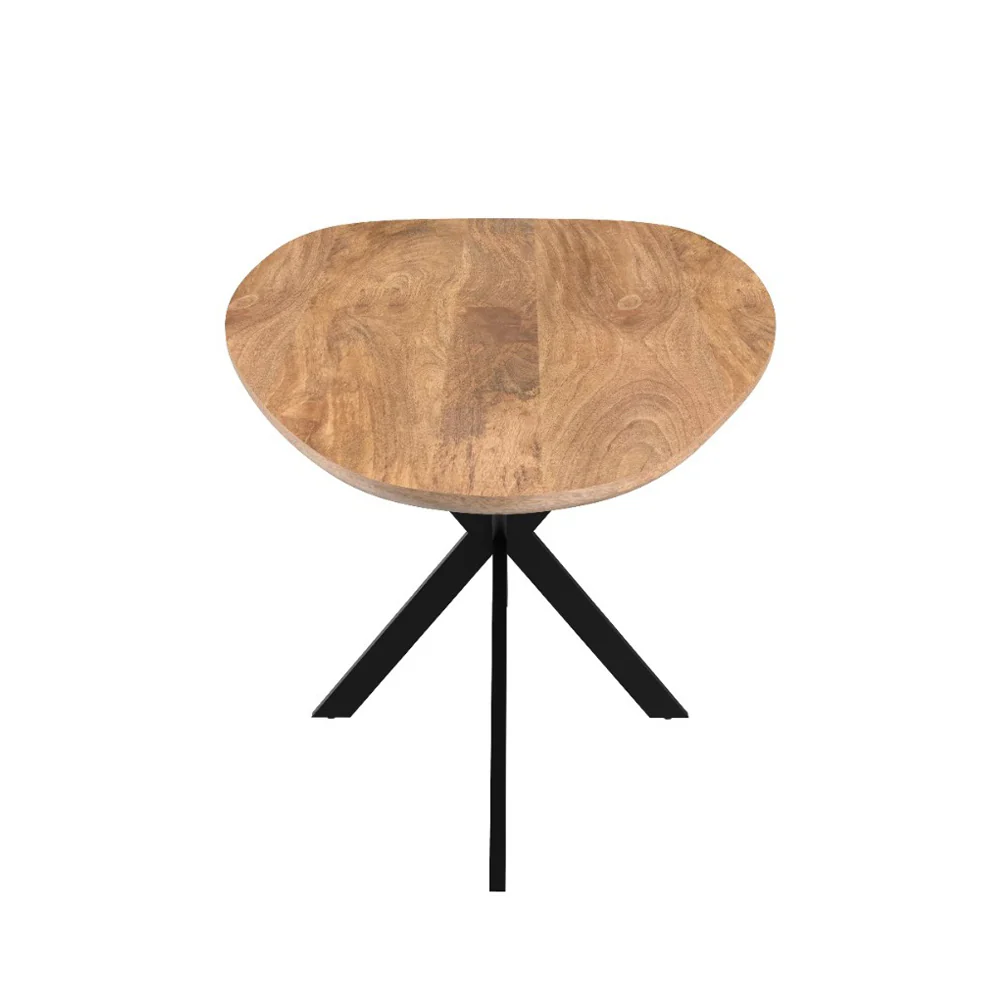 Mangohouten Eettafel Organisch Branwen 220x110 cm - Image 5