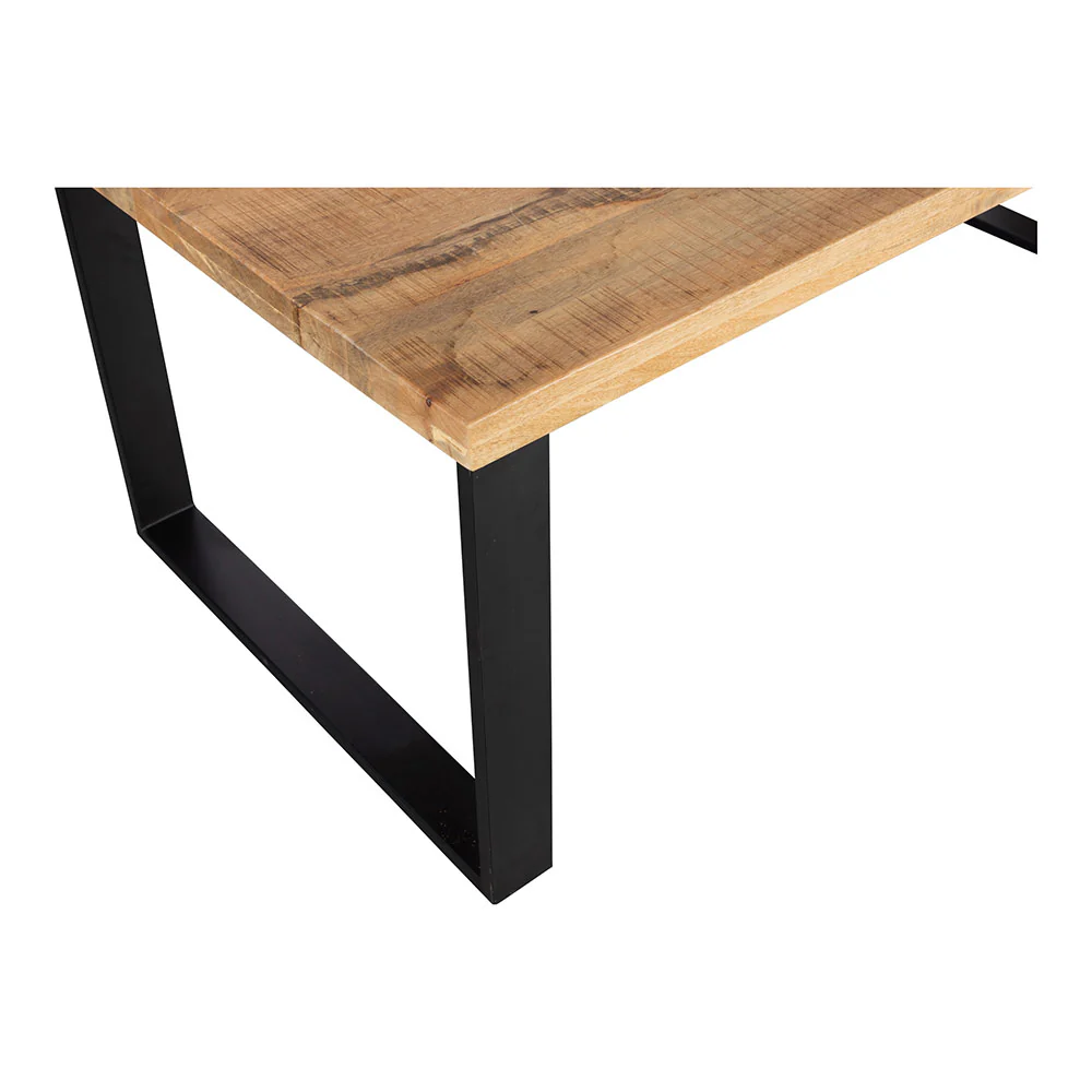 Mangohouten Eettafel Rechthoek Roy 240x100 cm (6cm) - Image 4