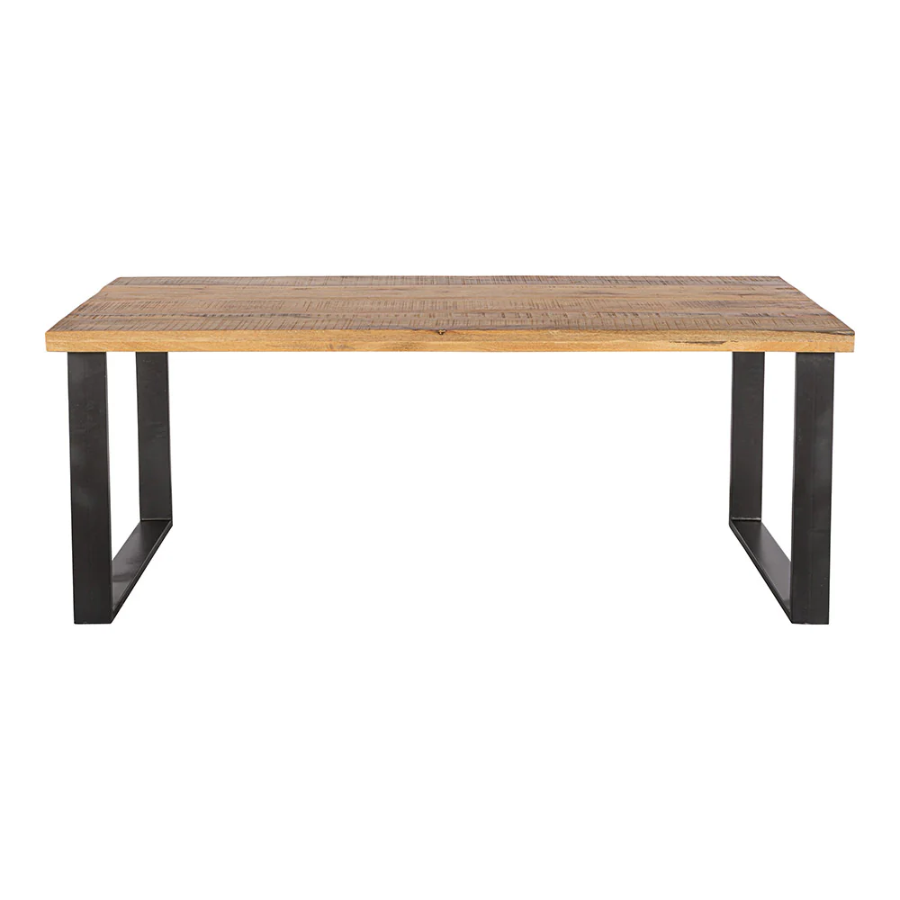Mangohouten Eettafel Rechthoek Roy 300x120 cm (6cm) - Image 2