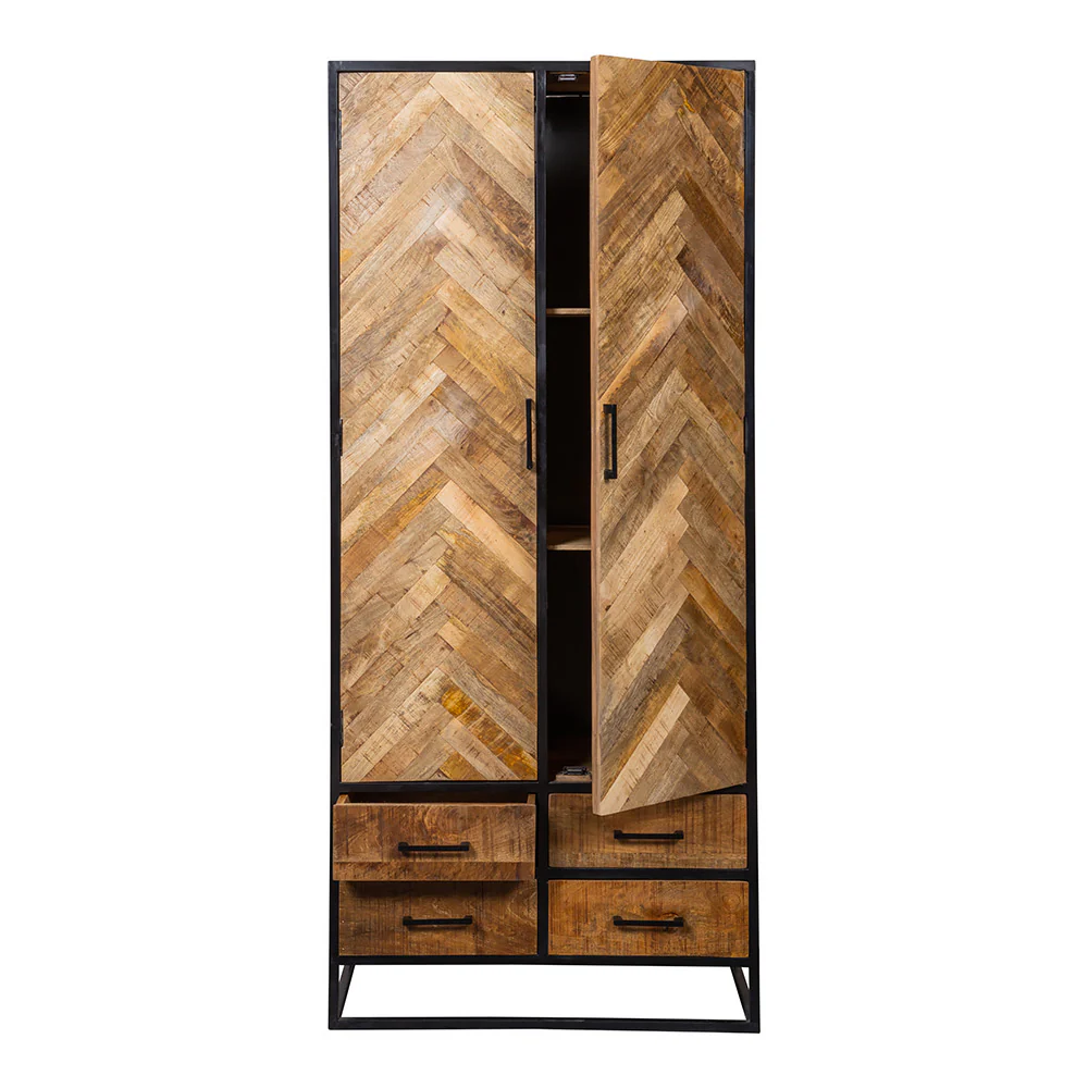 Mangohouten Kast Gwenn 90 cm - Image 4