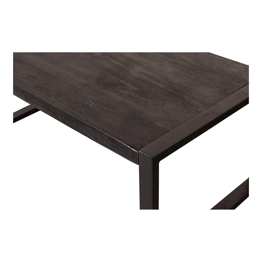 Mangohouten Salontafel Britt 110 cm Zwart - Image 4