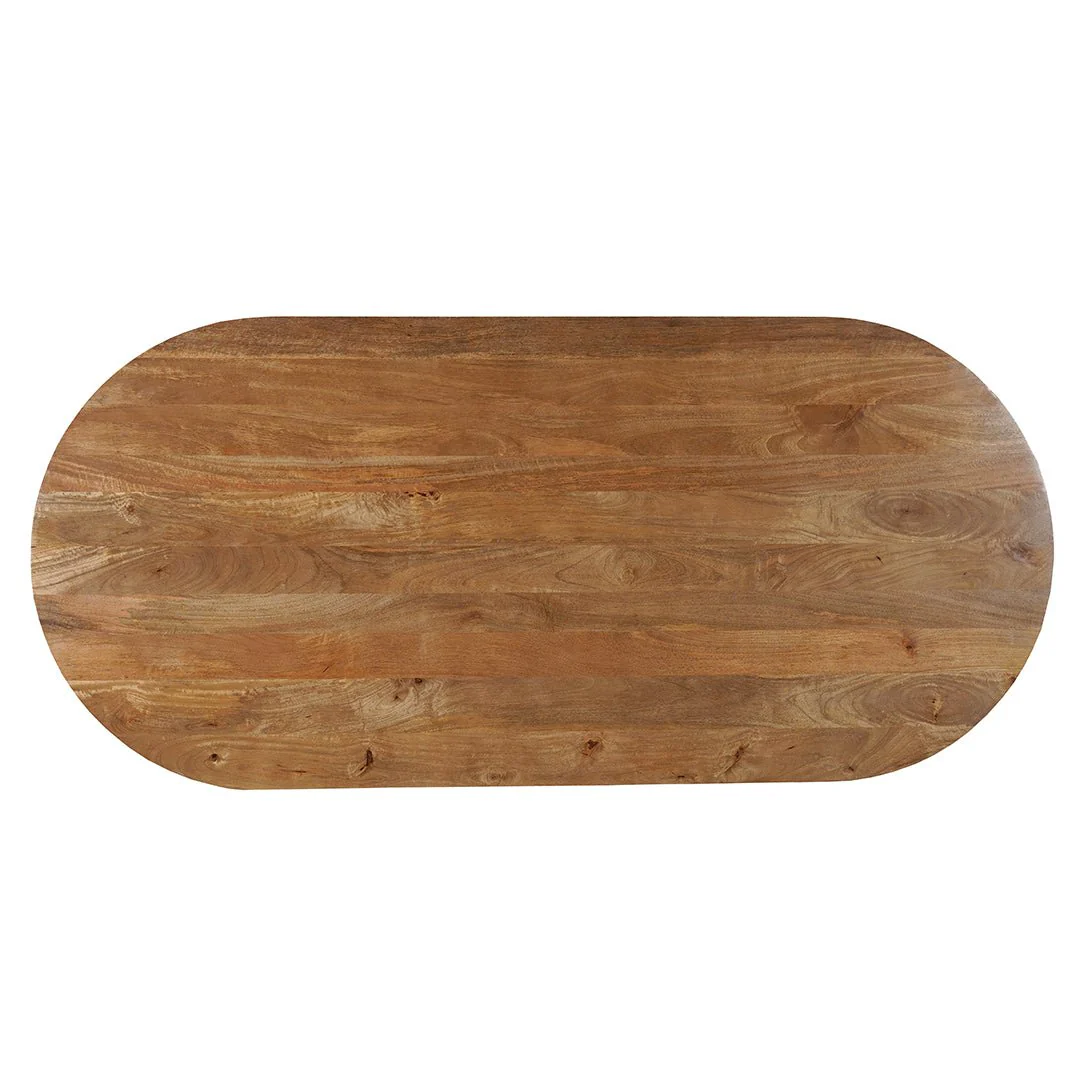 Mangohouten Salontafel Mick Capsule 120 cm - Image 5