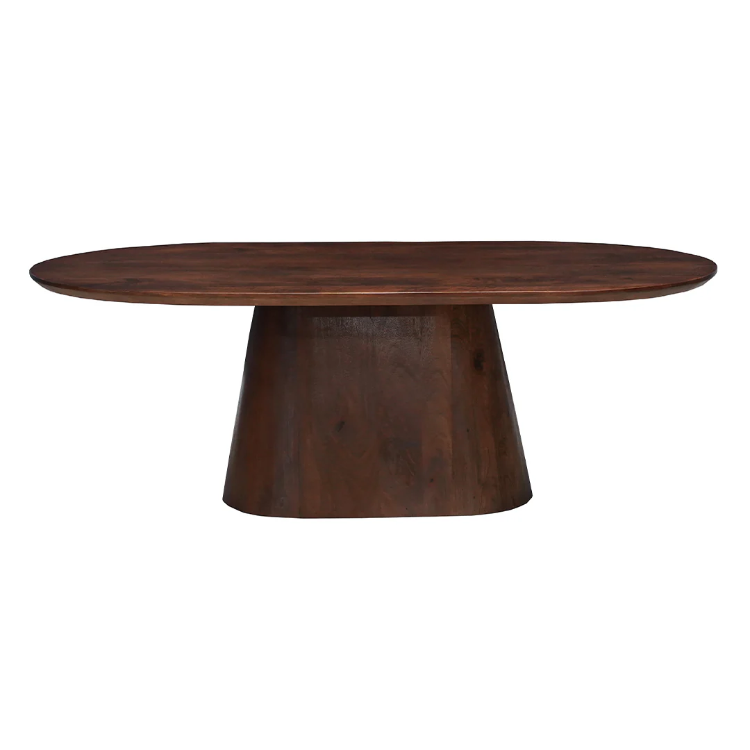 Mangohouten Salontafel Mick capsule Bruin 120 cm - Image 2