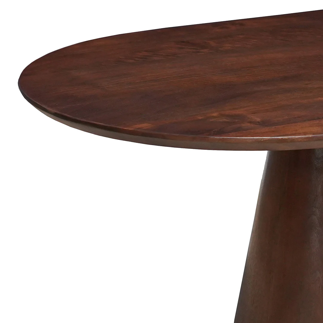 Mangohouten Salontafel Mick capsule Bruin 120 cm - Image 4