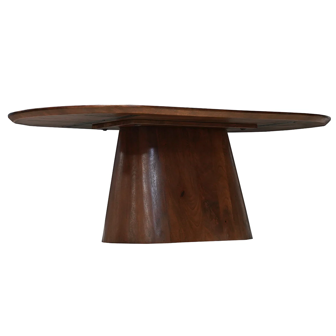 Mangohouten Salontafel Mick capsule Bruin 120 cm - Image 5