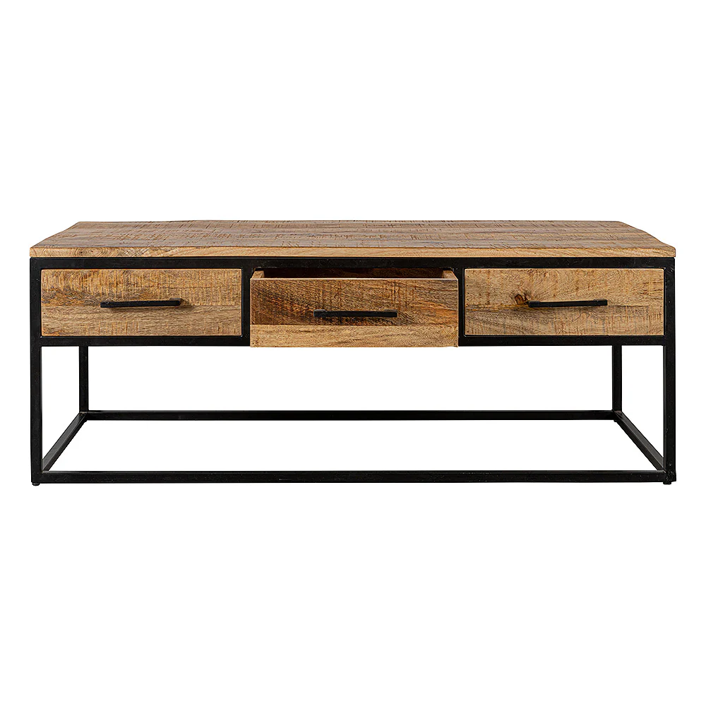 Mangohouten Salontafel Owen 120 cm - Image 4