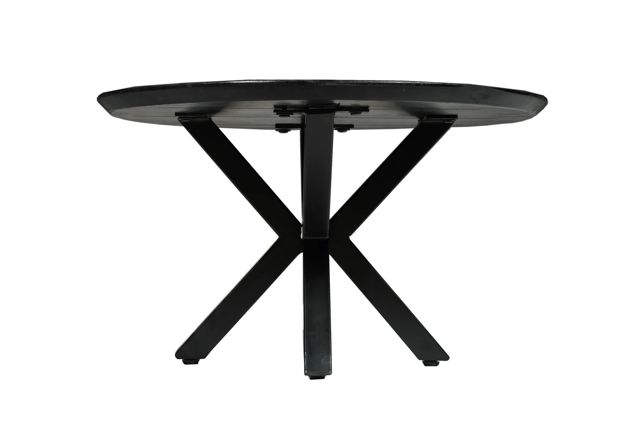 Mangohouten Salontafel Tess Rond 90 cm Zwart - Image 5