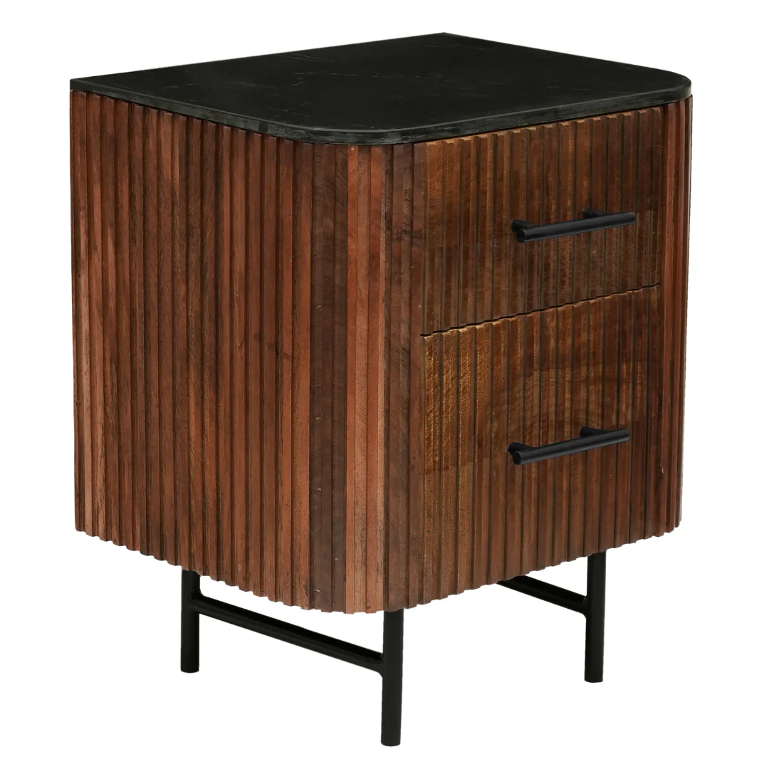 Mangohouten Side Meubel Levi 50 cm - Image 3