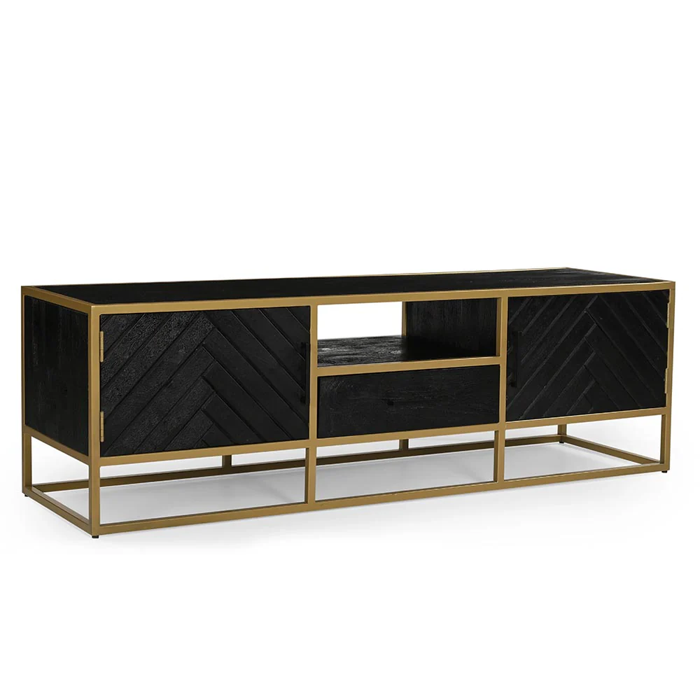 Mangohouten TV Meubel Fingula 165 cm - Image 3