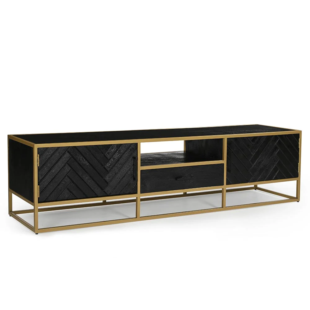 Mangohouten TV Meubel Fingula 210 cm - Image 3