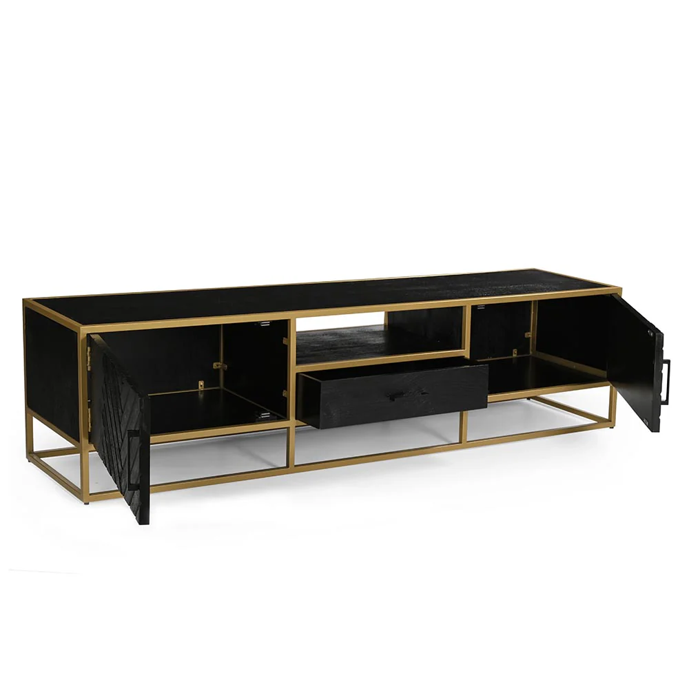 Mangohouten TV Meubel Fingula 210 cm - Image 4