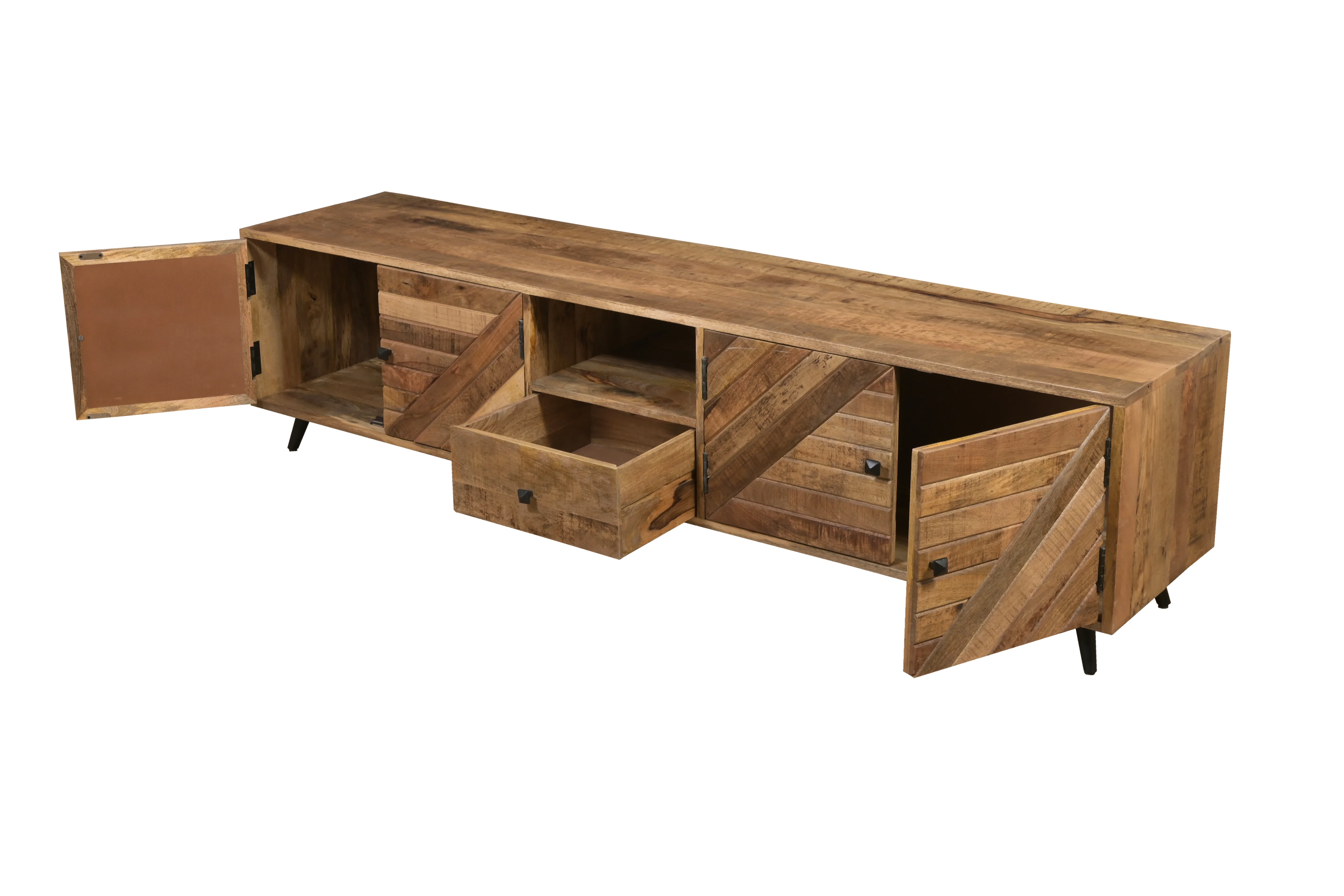 Mangohouten TV Meubel Fiona 200 cm - Image 3