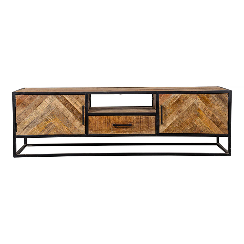 Mangohouten TV Meubel Gwenn 165 cm - Image 2