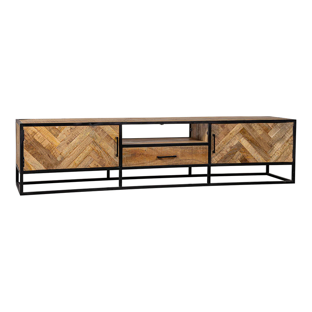 Mangohouten TV Meubel Gwenn 210 cm - Image 3