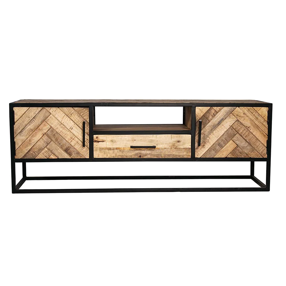Mangohouten TV Meubel Kjeld 145 cm - Image 3