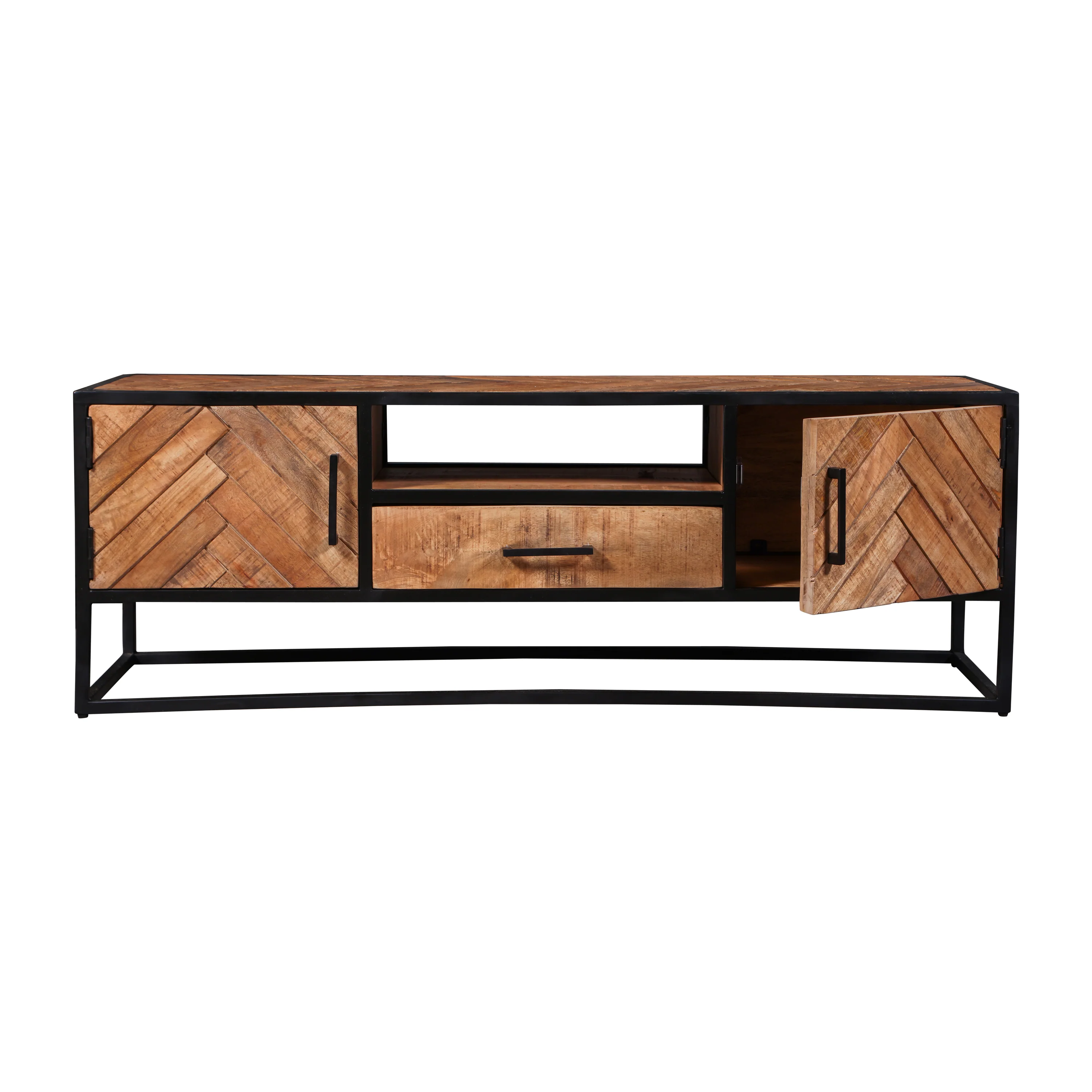 Mangohouten TV Meubel Kjeld 145 cm - Image 4
