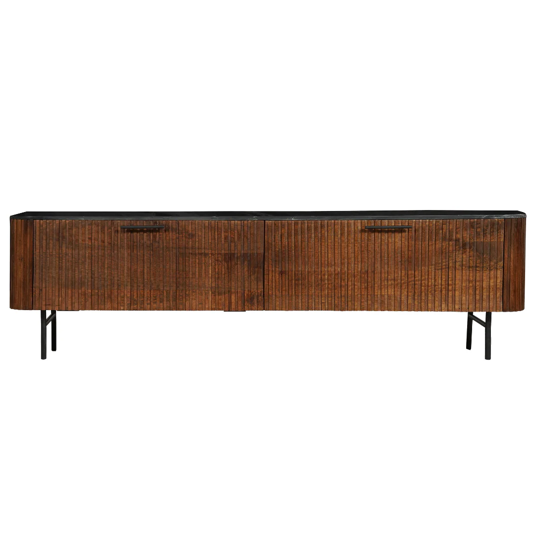 Mangohouten TV meubel Levi 180 cm - Image 2
