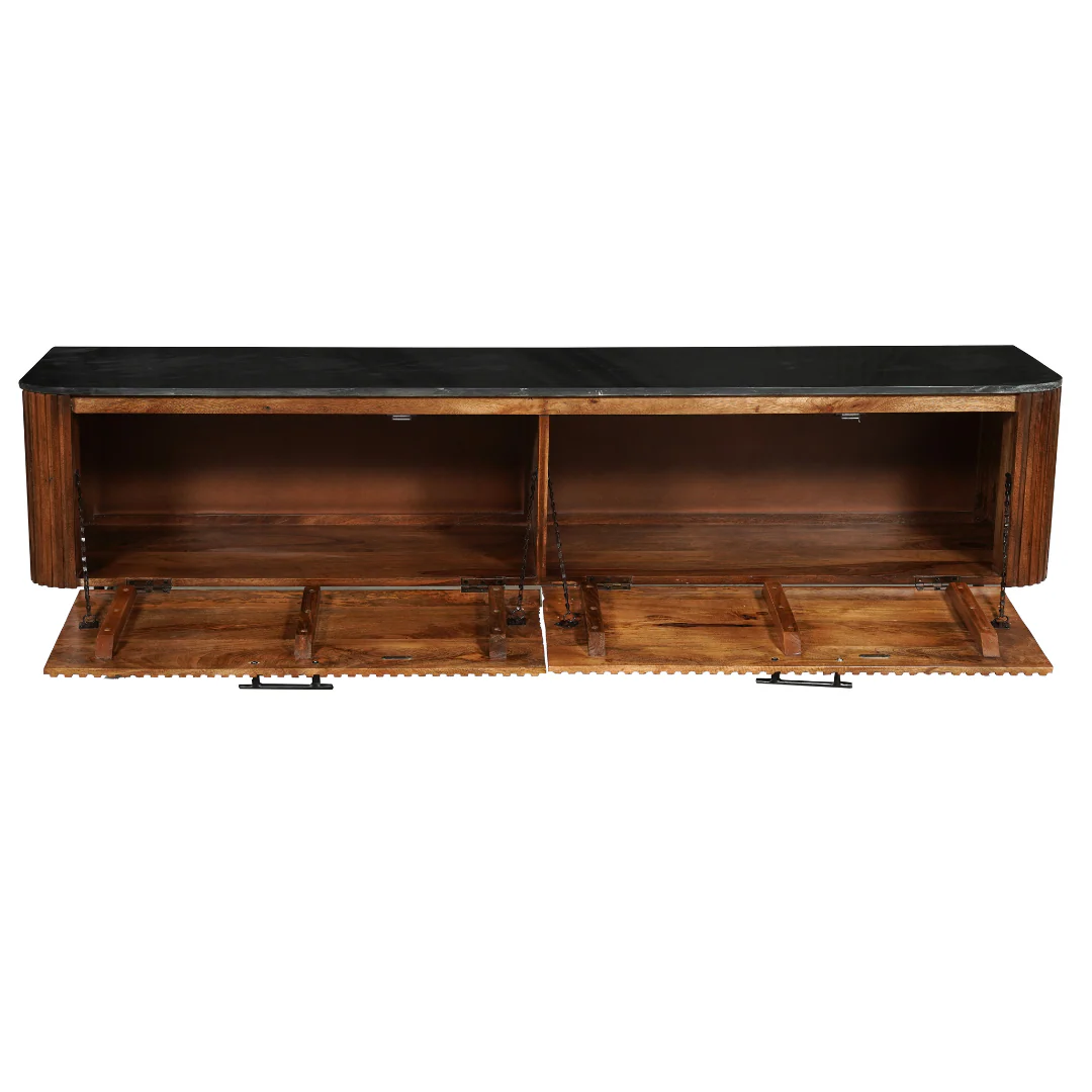 Mangohouten TV meubel Levi 180 cm - Image 4