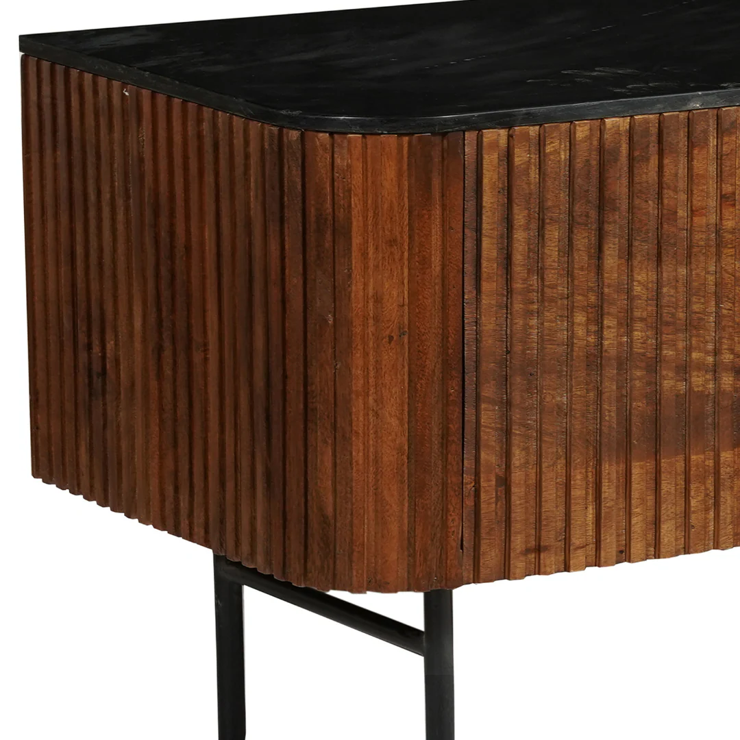 Mangohouten TV meubel Levi 180 cm - Image 5