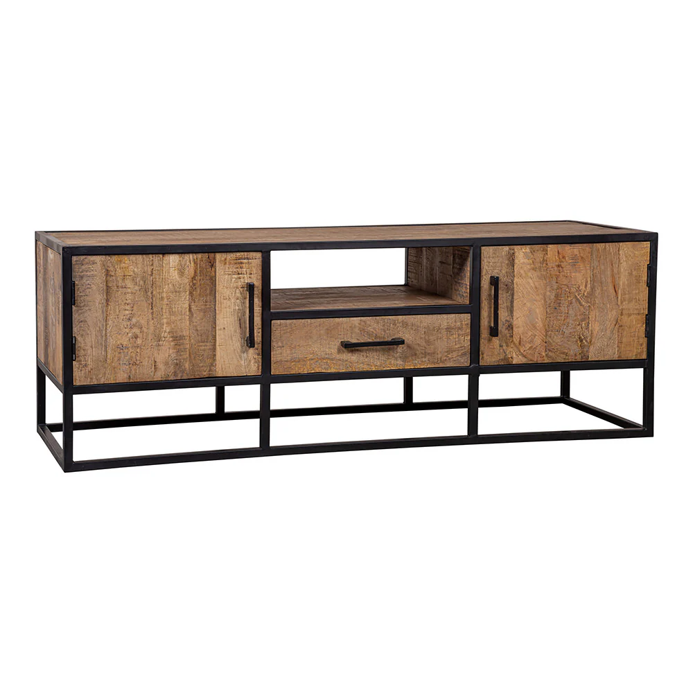 Mangohouten TV Meubel Lowen 210 cm - Image 2