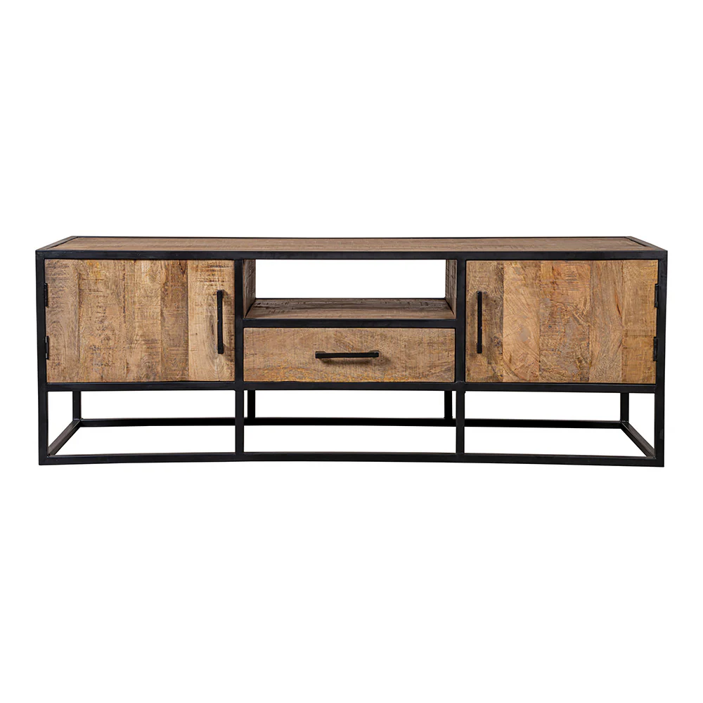 Mangohouten TV Meubel Lowen 210 cm - Image 3