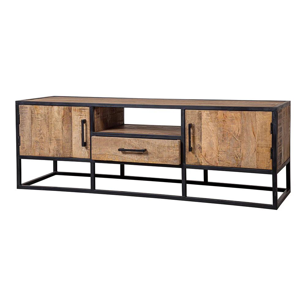 Mangohouten TV Meubel Lowen 210 cm - Image 4