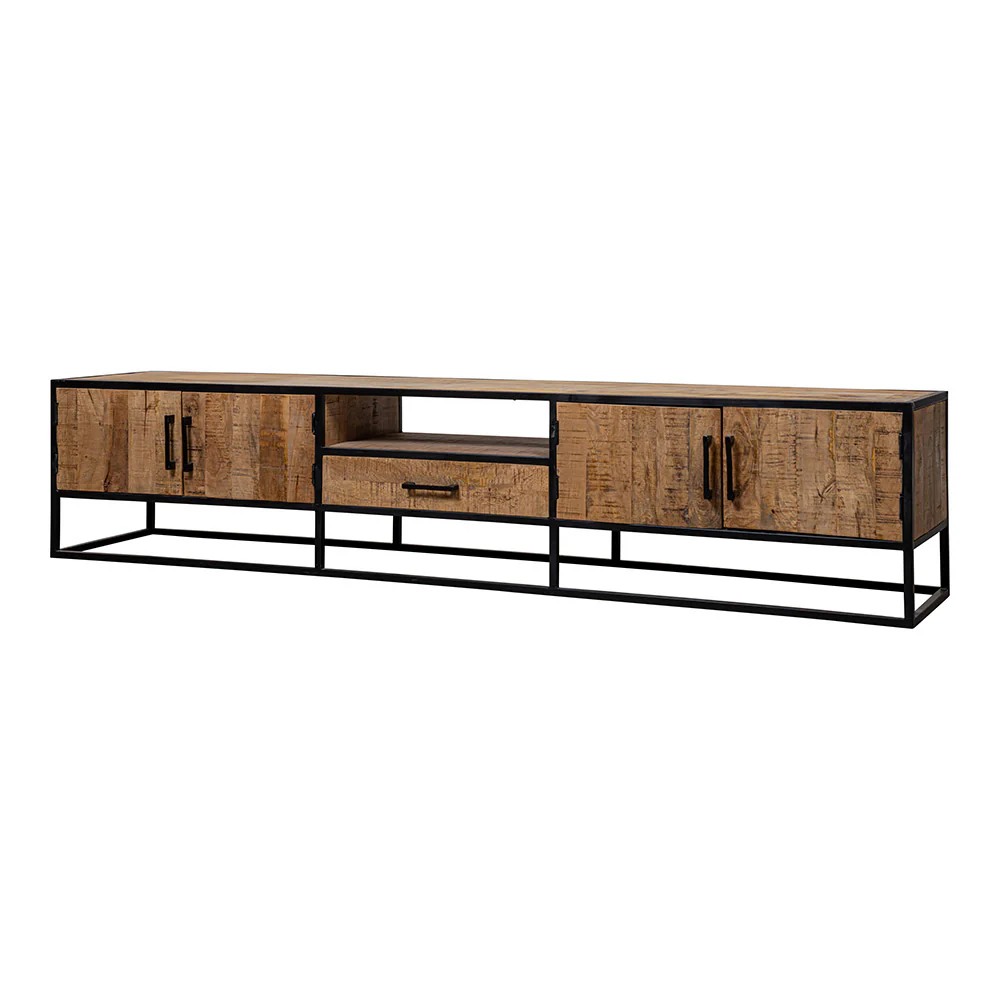 Mangohouten TV Meubel Lowen 240 cm - Image 3