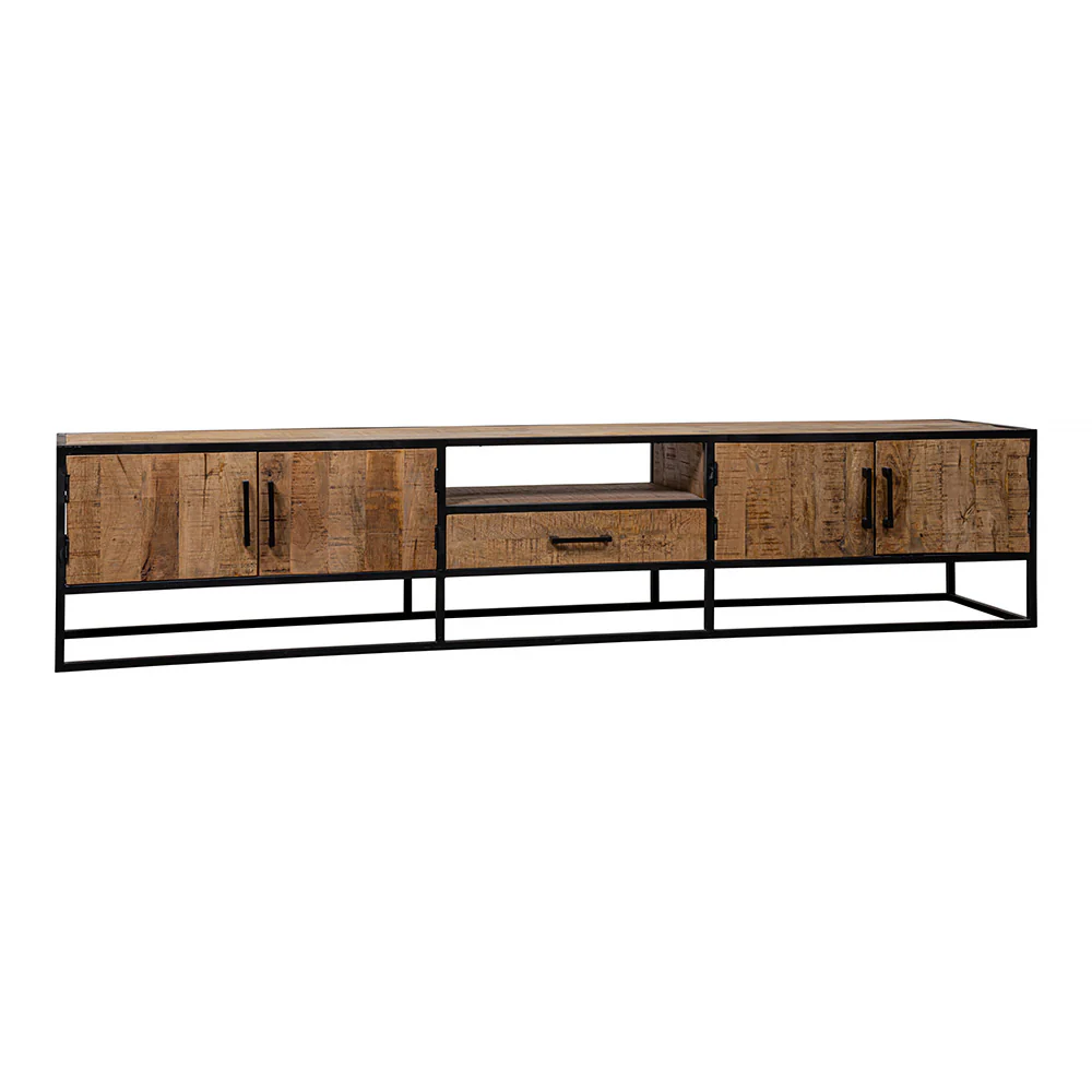 Mangohouten TV Meubel Lowen 240 cm - Image 4