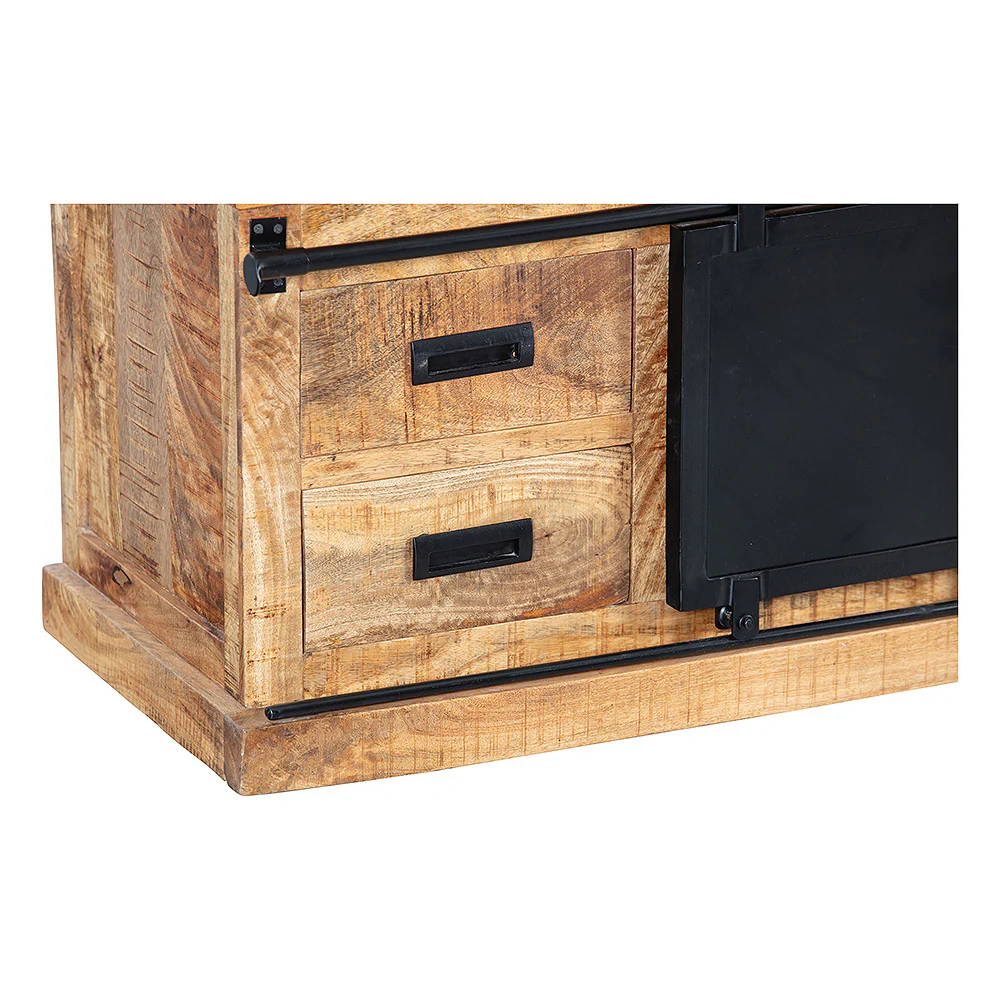 Mangohouten TV Meubel Milan 180 cm - Image 5