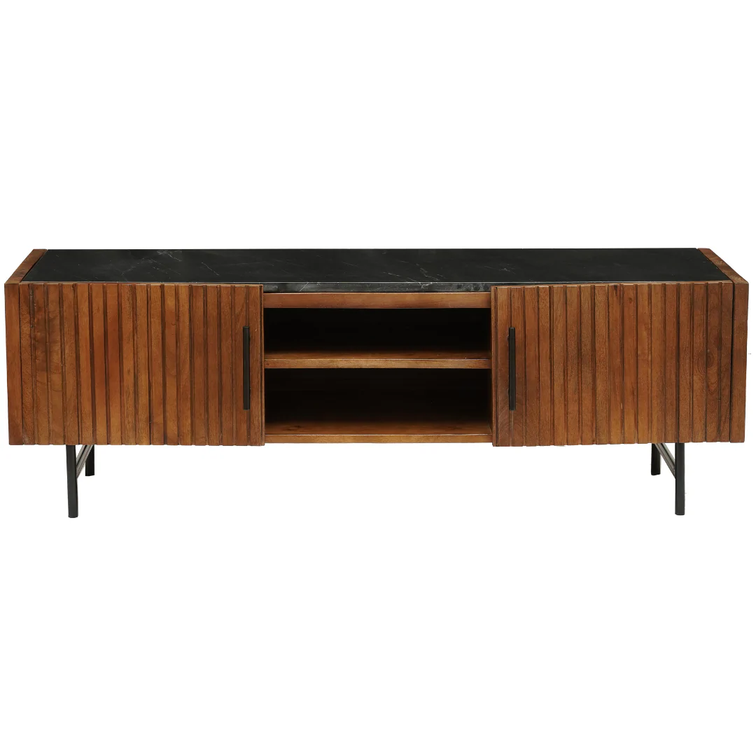Mangohouten TV Meubel Rosa 140 cm - Image 2