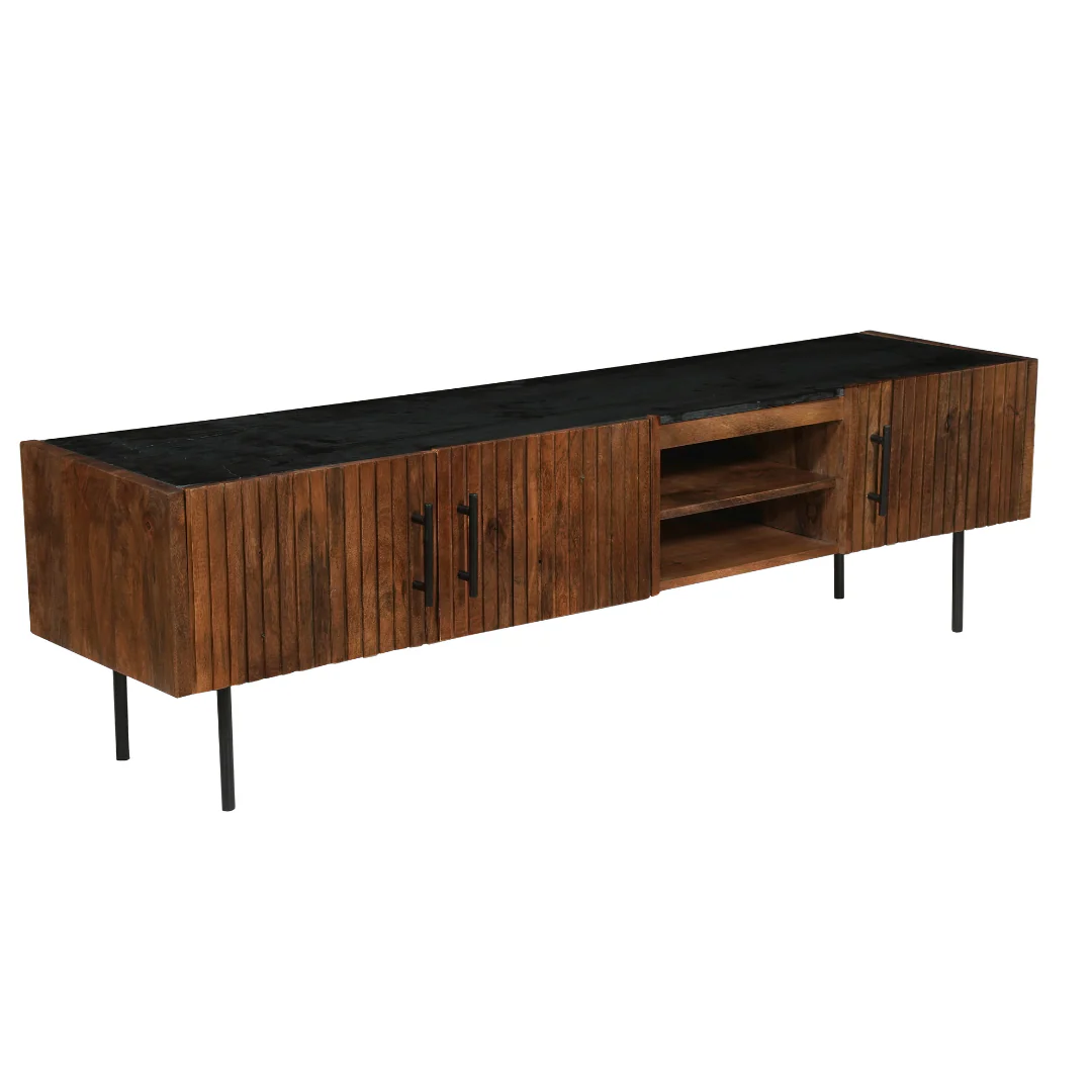 Mangohouten TV meubel Rosa 170 cm - Image 4