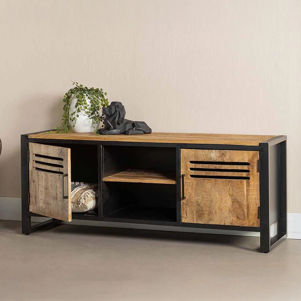 Mangohouten TV Meubel Tristan 150 cm - Image 6