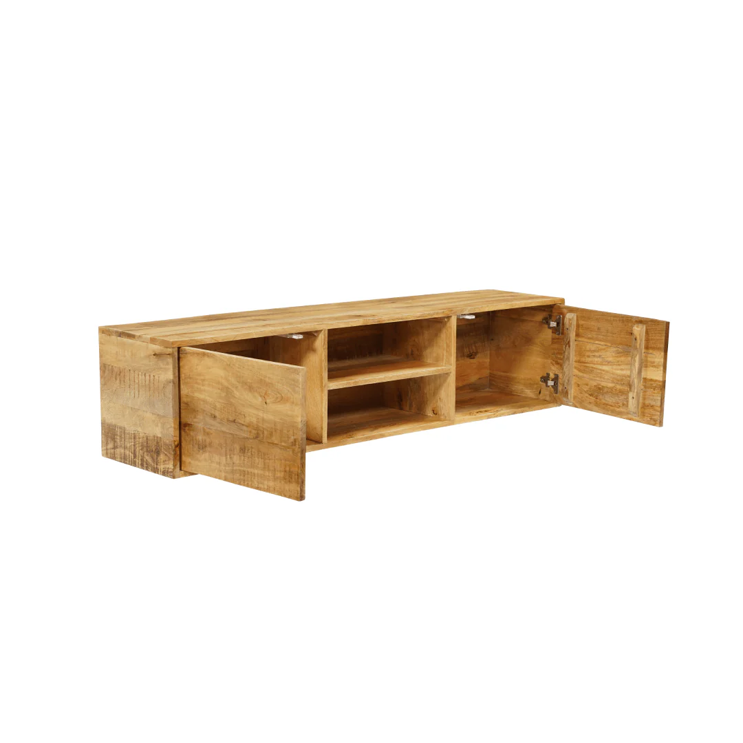 Mangohouten TV Meubel Zwevend Vigo 150 cm - Image 2