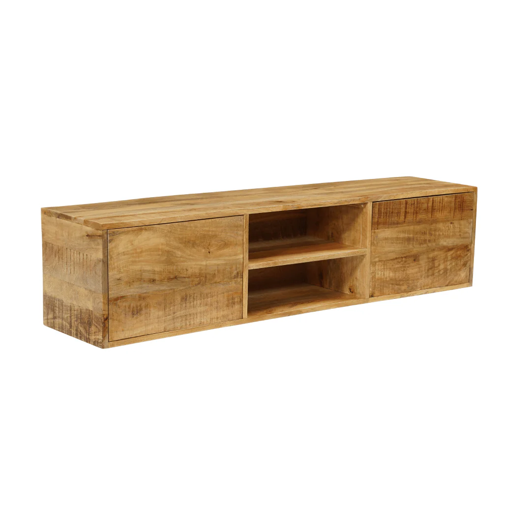 Mangohouten TV Meubel Zwevend Vigo 150 cm - Image 4
