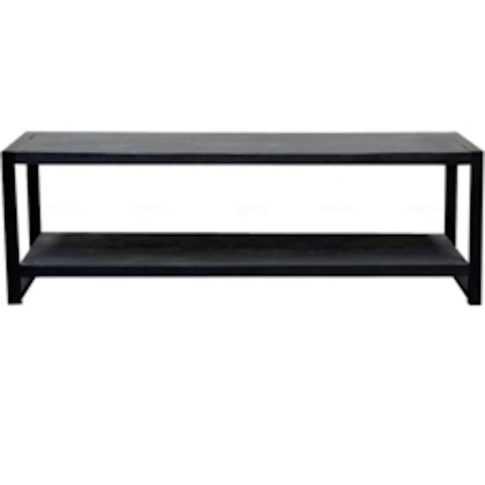 Mangohouten TV Meubel Britt 150 cm Zwart - Image 2