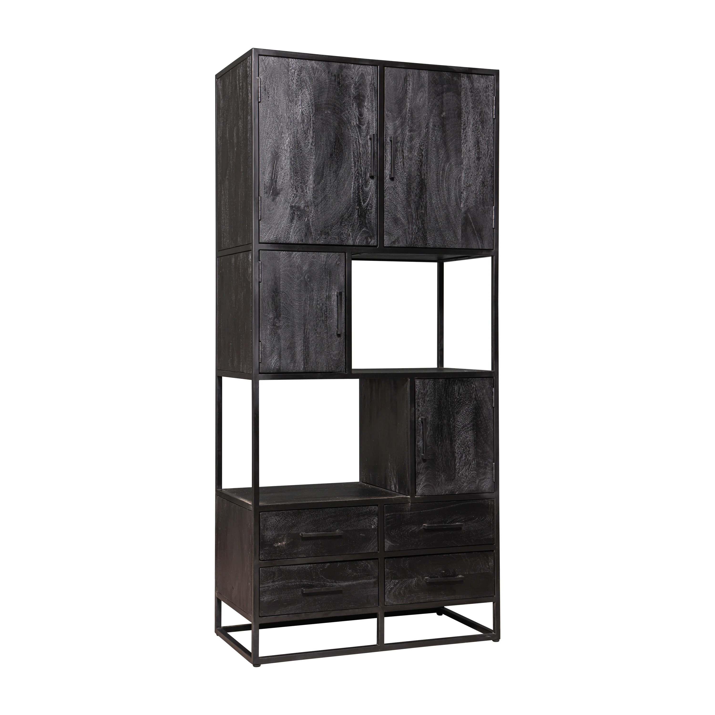 Mangohouten Vakkenkast Brendon 90 cm - Image 7