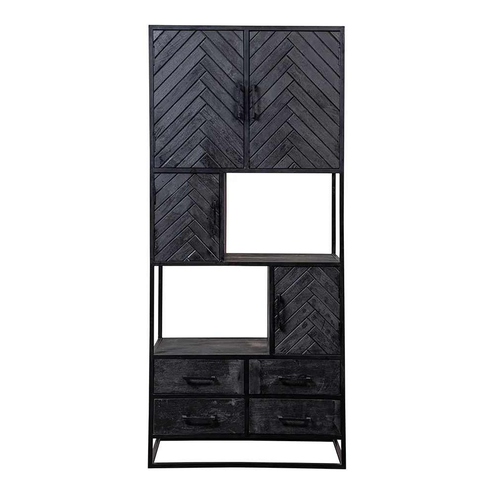 Mangohouten Vakkenkast Fianna 90 cm - Image 2