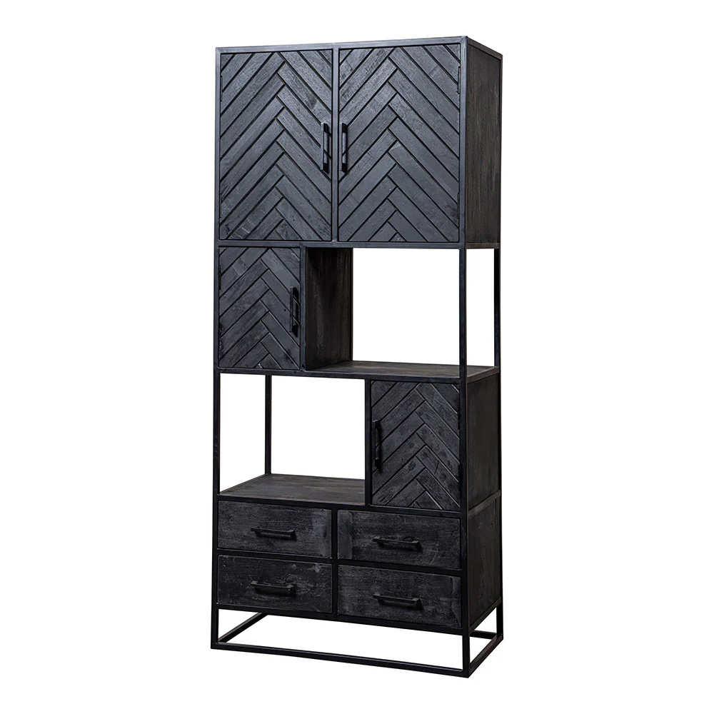 Mangohouten Vakkenkast Fianna 90 cm - Image 4
