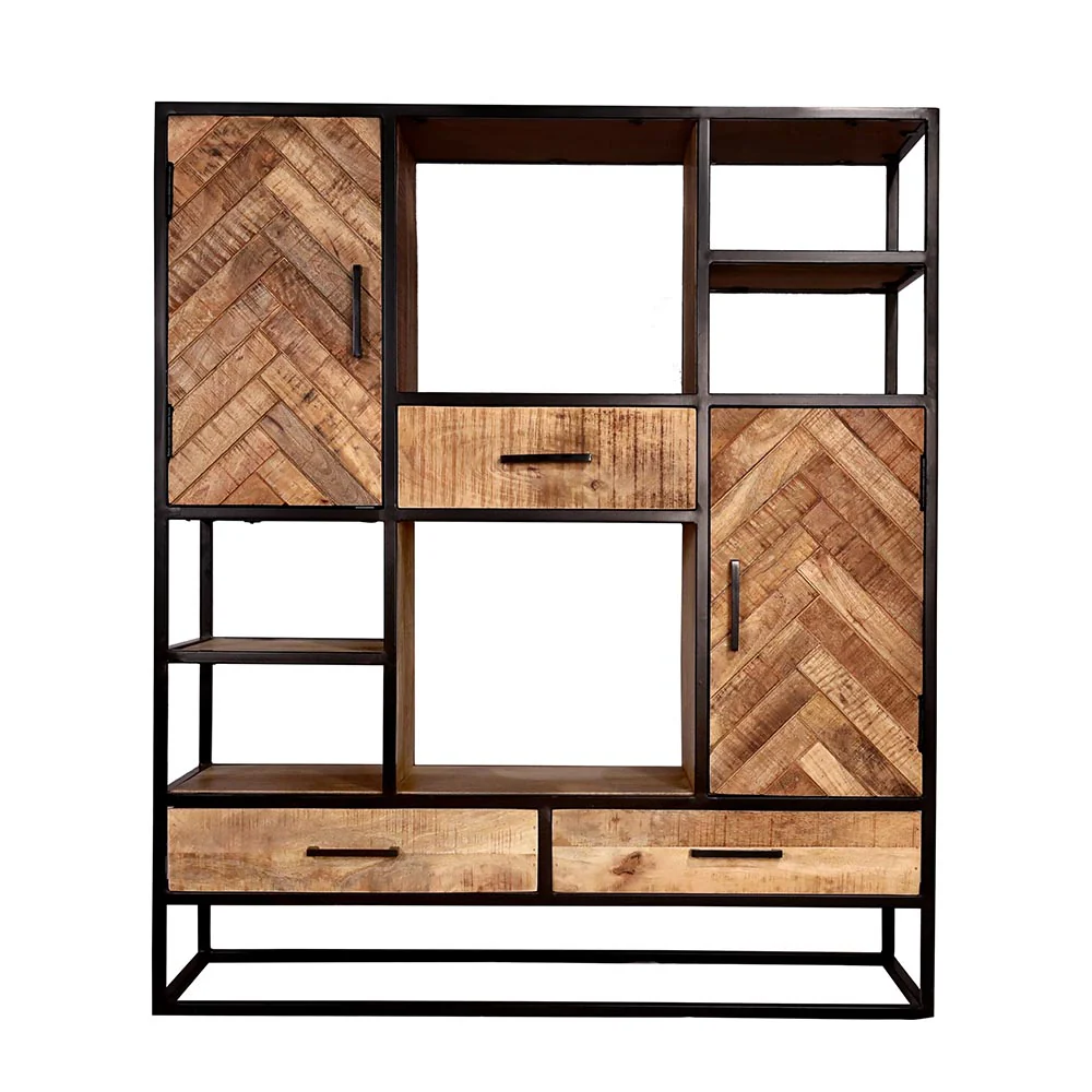 Mangohouten Vakkenkast Kjeld 120 cm - Image 2