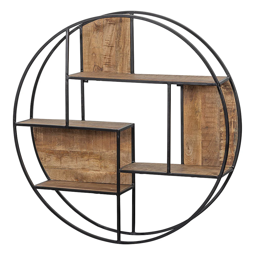 Mangohouten Wandrek Bowi Rond 100 cm - Image 3