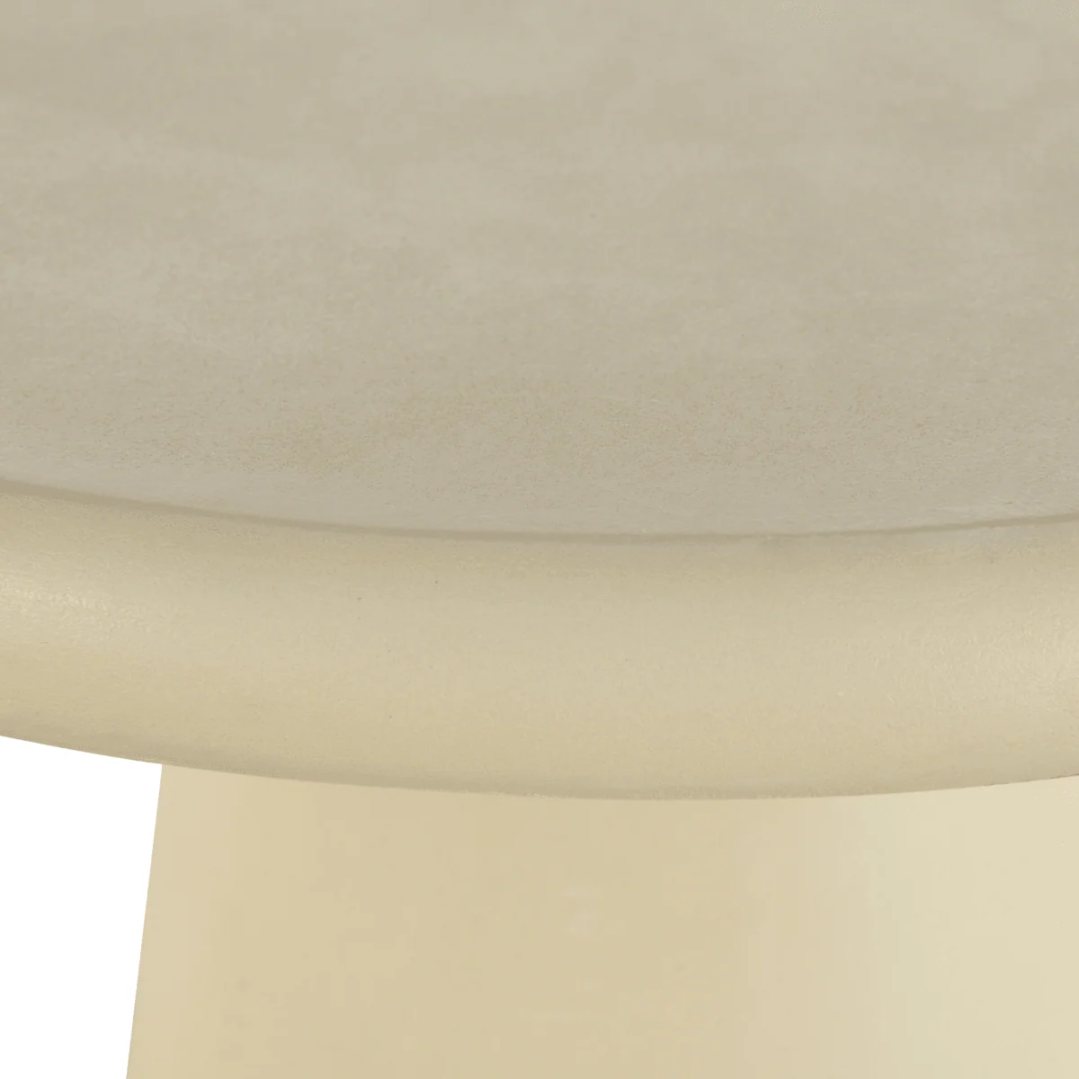 Salontafel Rond Maya Microcement 45 cm Beige - Image 2