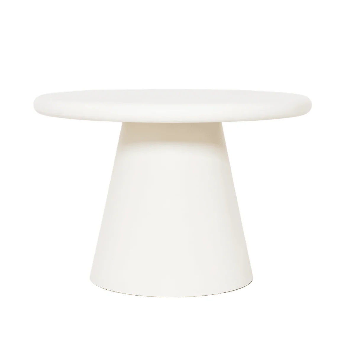 Salontafel Rond Maya Microcement 60 cm Wit - Image 4